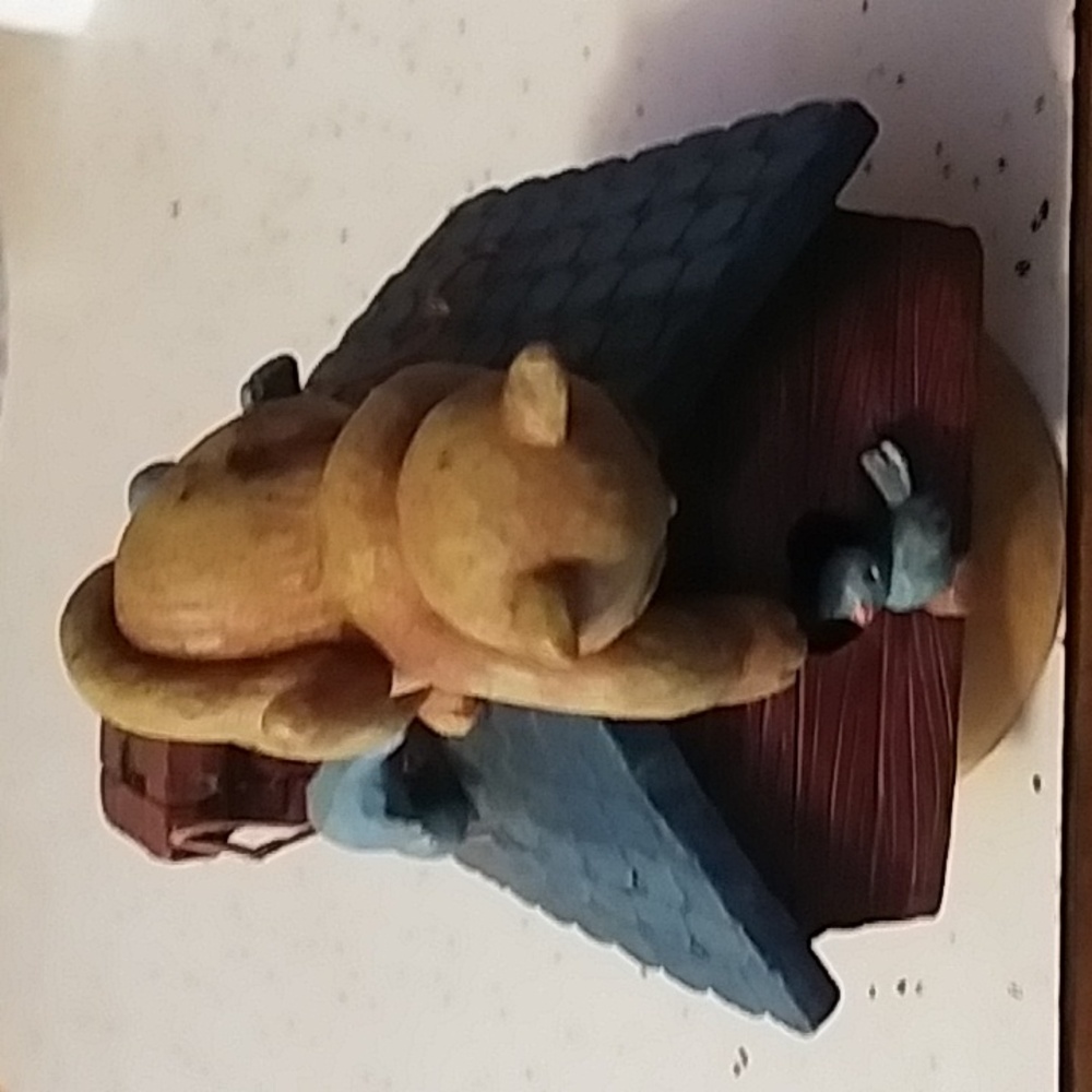 Kathy Hatch Candle Topper Cat. Birdhouse